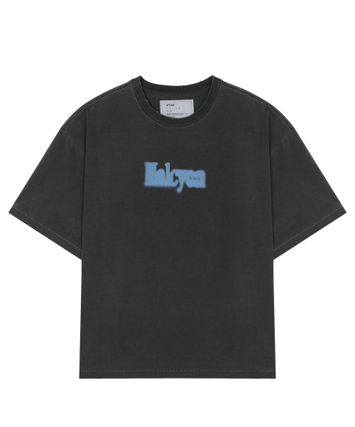 HALCYON FRAME WASHED T-SHIRT / Black