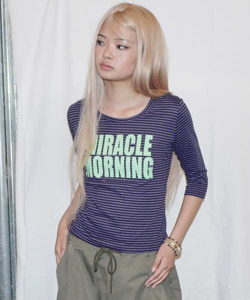 MIRACLE MORNING L/S PURPLE