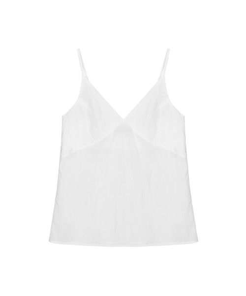 V-NECK SLEEVELESS TOP_IVORY