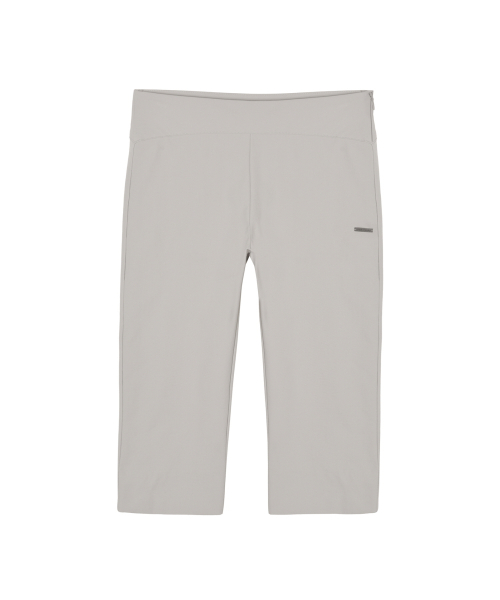 MINIMAL SLIM CAPRI PANTS_BEIGE