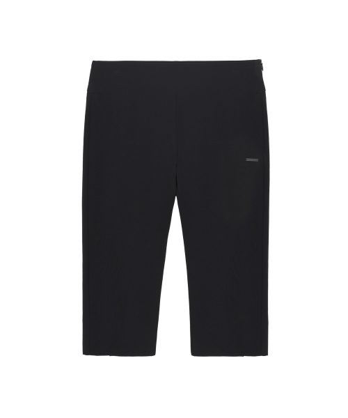 MINIMAL SLIM CAPRI PANTS_BLACK