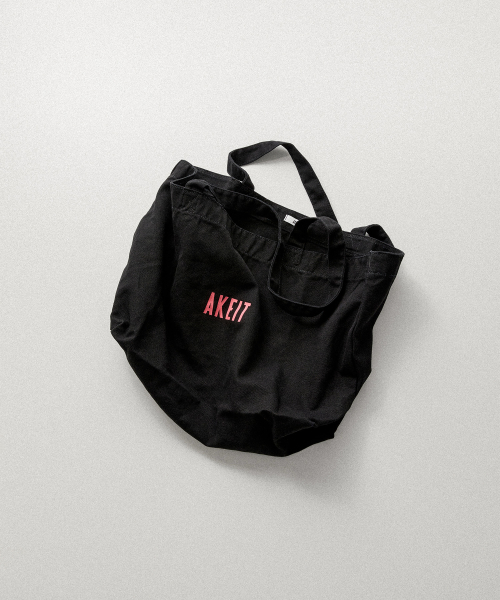 Washed Cotton Tote Bag_Black