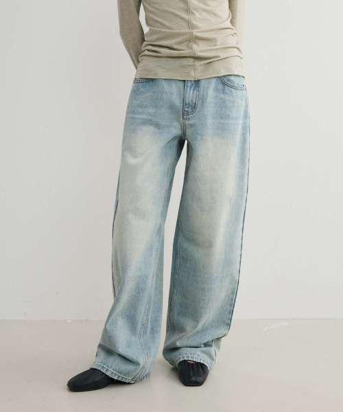 Destroyed Denim Pants_Blue