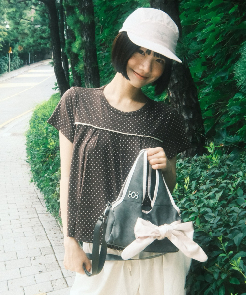 Baby Bow Bag (Grey)