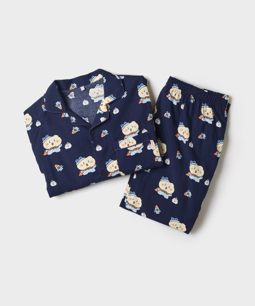 [망그러진곰] 긴팔 파자마(Navy)_SPPPG49U03