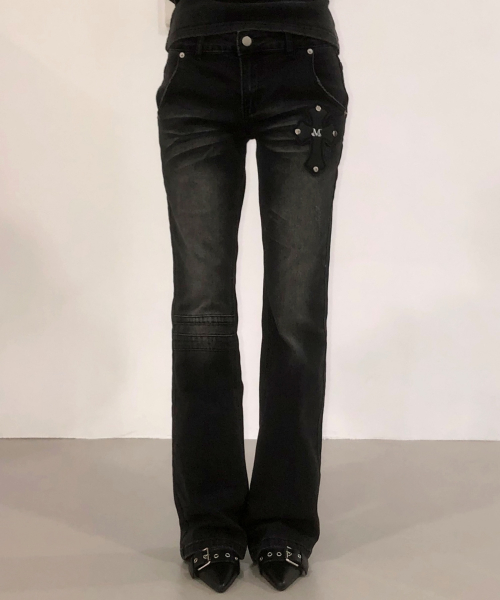 CAIRO CROSS PATCH DENIM BOOTCUT