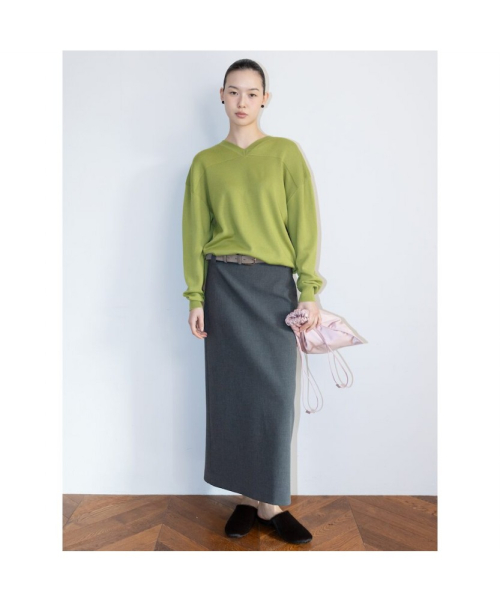 Classic H Line Skirt Ash (TA6727A174)