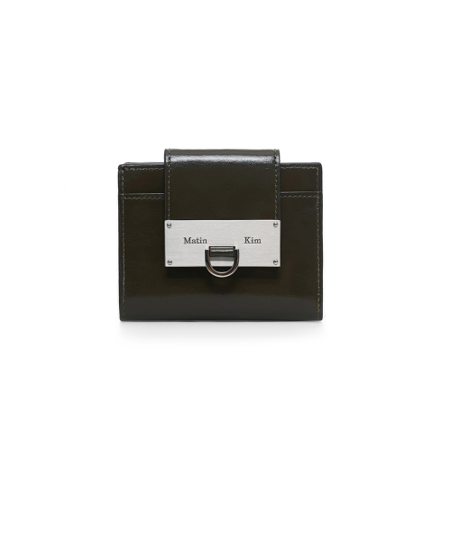 MATIN ARCH RING FLAP WALLET IN KHAKI