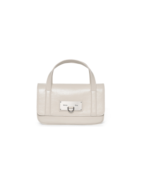 MULTI-POCKET MINI CROSS BAG IN IVORY