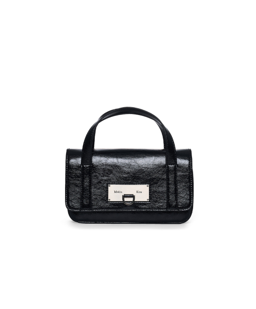 MULTI-POCKET MINI CROSS BAG IN BLACK