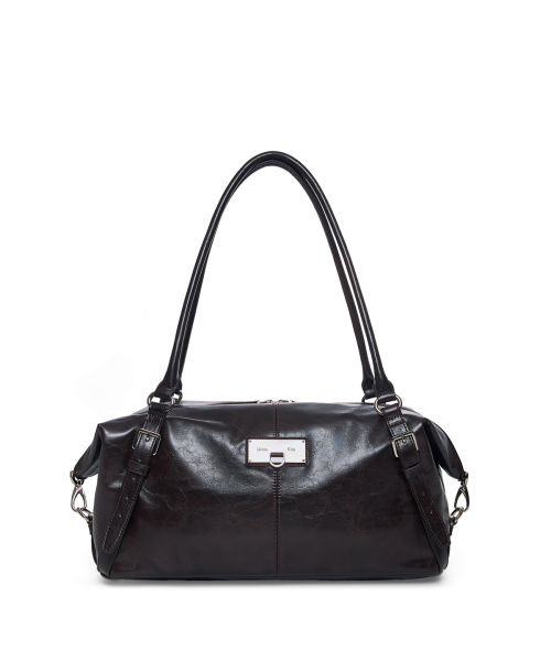 MATIN SOFT FORM BOWLING BAG IN DARK BROWN