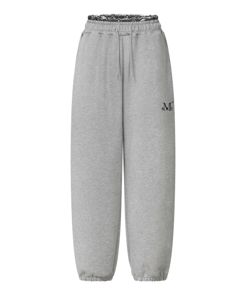 [SAGGING PANTS] ASTO LACE SAGGING JOGGER PANTS (2COLOR)