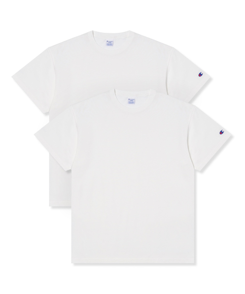 [2pack] 조그택 에어로 쿨 레이어드 티셔츠 White/White