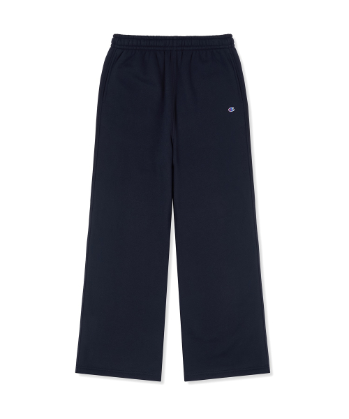 여성 와이드핏 기모 스웨트팬츠 Navy