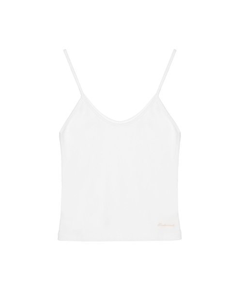RIB CAMISOLE TOP_IVORY
