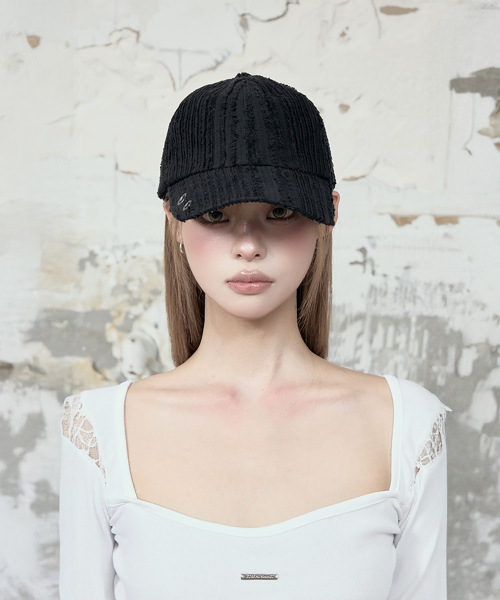 Cross Embroidery Ball Cap (Black)