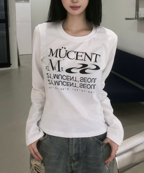 ESSENTIAL LETTERING LONG SLEEVE T (2COLOR)