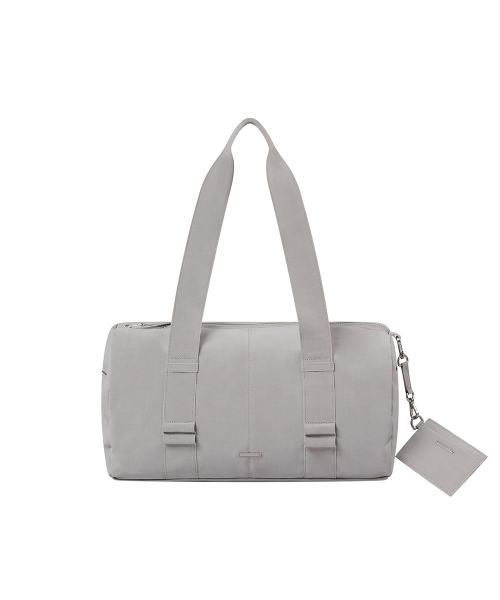 Round duffel bag and wallet GRAY