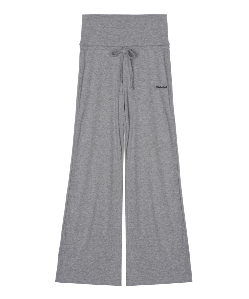 FOLD WIDE PANTS_GRAY