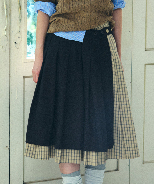 LAYERED SKIRT - 2 colors