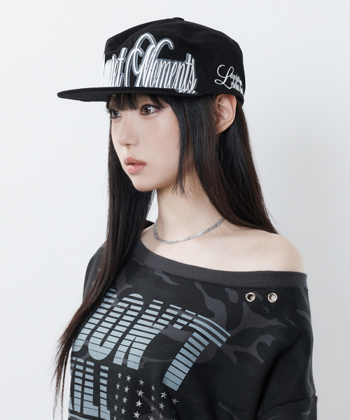 RL LETTERING FILLBOX CAP(BLACK)