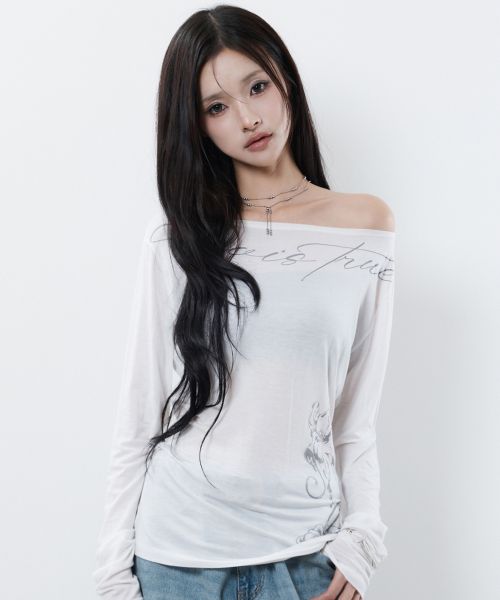 RL WING LONG SLEEVE(WHITE)
