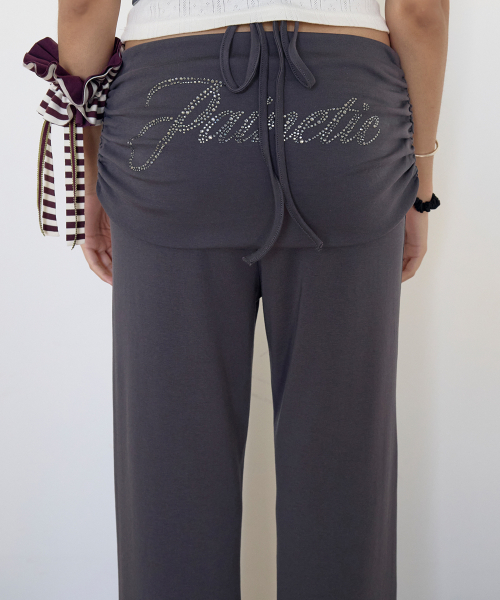 Ruched Tie Pants