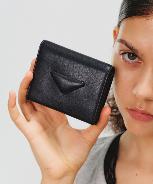 SOTY FOLD COIN WALLET - BLACK