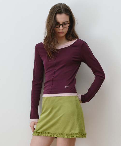 DOUBLE LAYERED LONG SLEEVE PU+PK