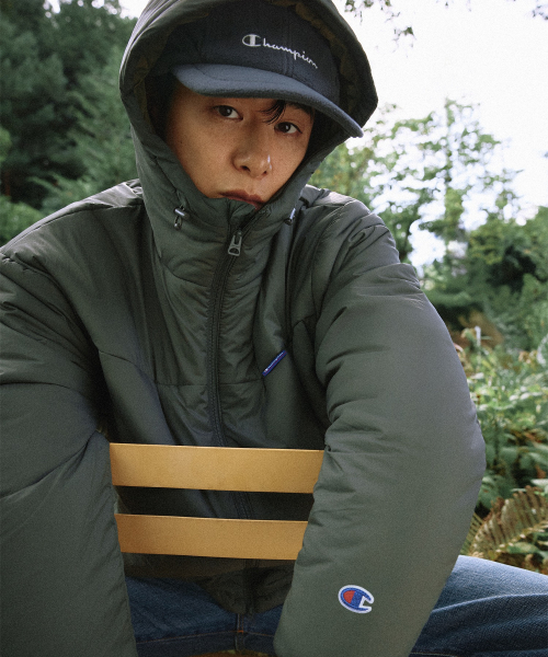 립스탑 후디드 인슐레이션 재킷 Khaki