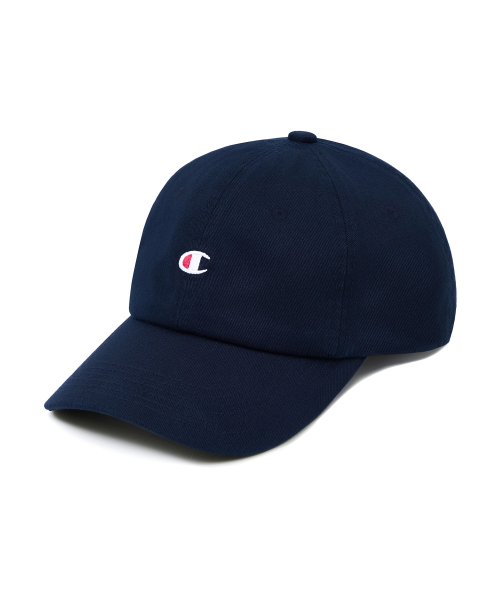 C로고 트윌 코튼 볼캡 Navy