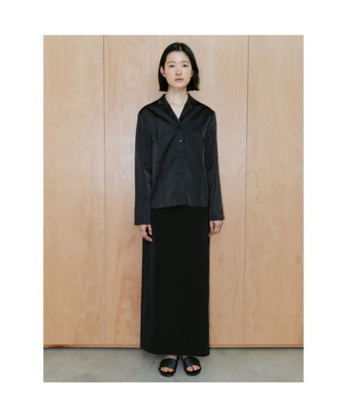 90 s BoSatin Shirt Black (TA6464A035)