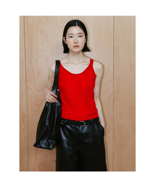 Paul Sleeveless Knit Top Red (TA6451A036)