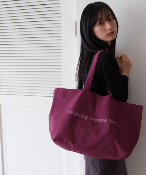 Heart Logo bag big ver. - Magenta (하트 로고백 마젠타)