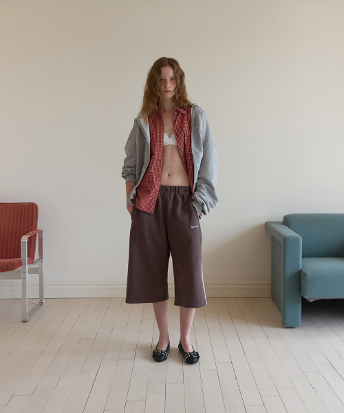 Bask bermuda track pants - Brown