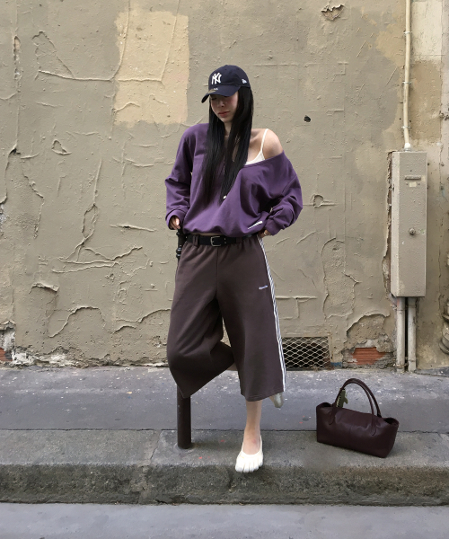 Bask bermuda track pants - Brown