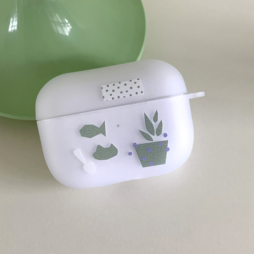 말차 마을 에어팟 버즈 케이스