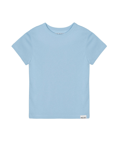 ESSENTIAL HALF SLEEVE TOP_SKY BLUE