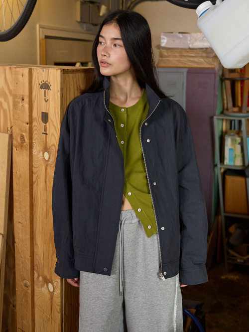 High-Neck Blouson Jumper MU2678JP803M