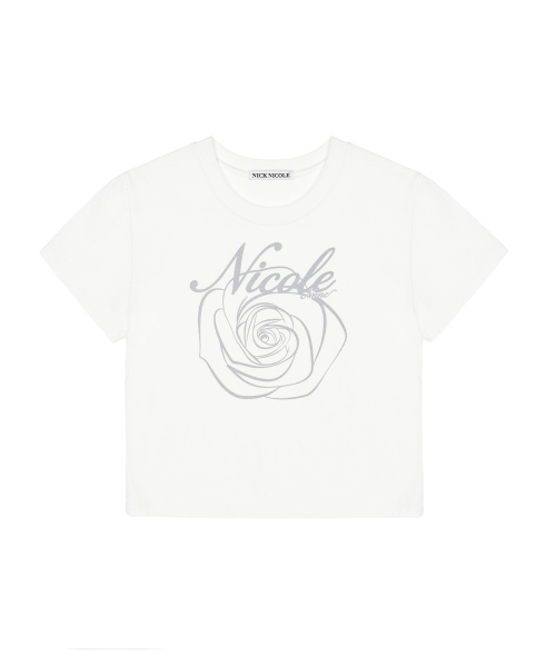 NICOLE ROSE CROP TOP_WHITE