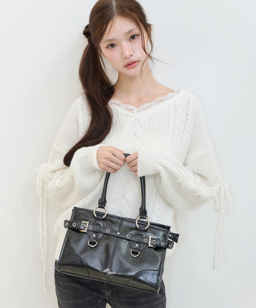 OV MINI SHOULDER BAG BLACK