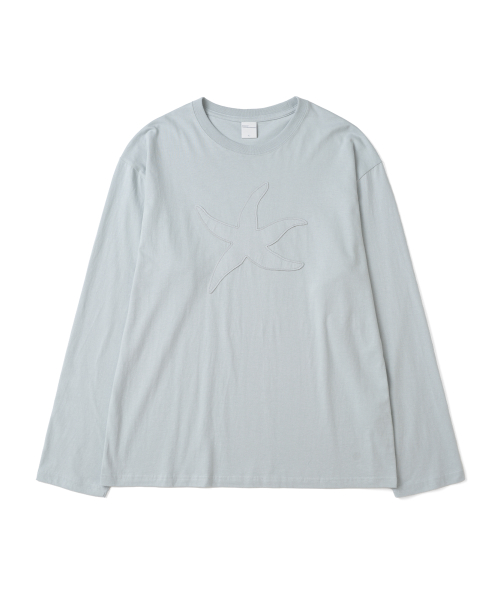 TCM vintage logo long sleeve (mint grey)