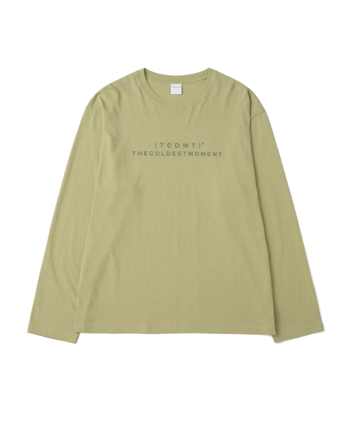 TCM type logo long sleeve (olive)
