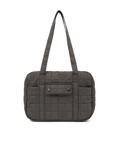 TCM tcdmt quilting shoulder bag (charcoal)