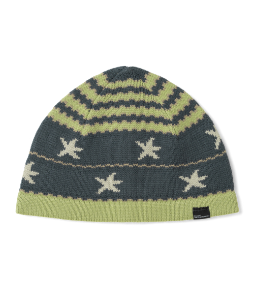 TCM starfish stripe beanie (green)