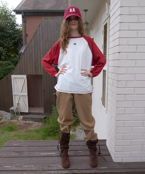 Fleur raglan tee - Ivory