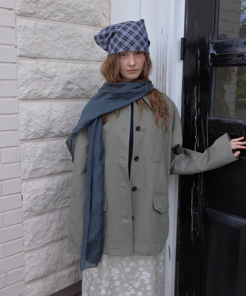 Magnet half work jacket - Khaki