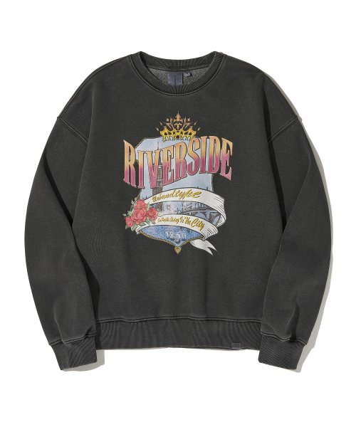 Riverside City Sweatshirt_Charcoal