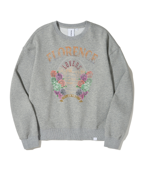 Old Firenze Sweatshirt_Melange Gray