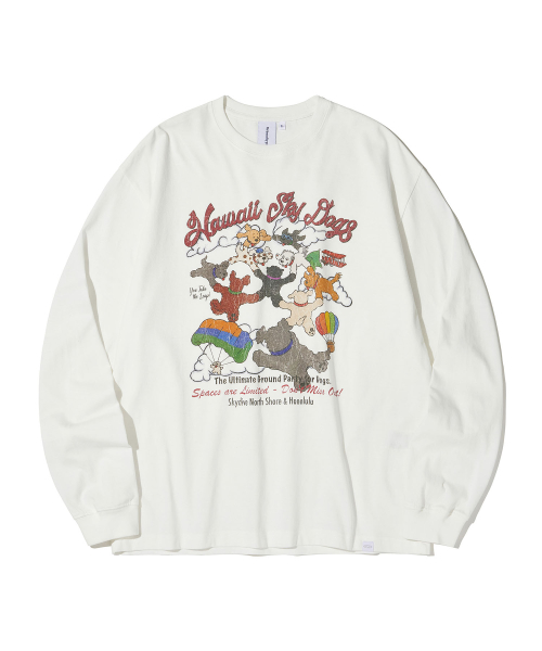 Sky Dog Long Sleeve T-Shirt_White